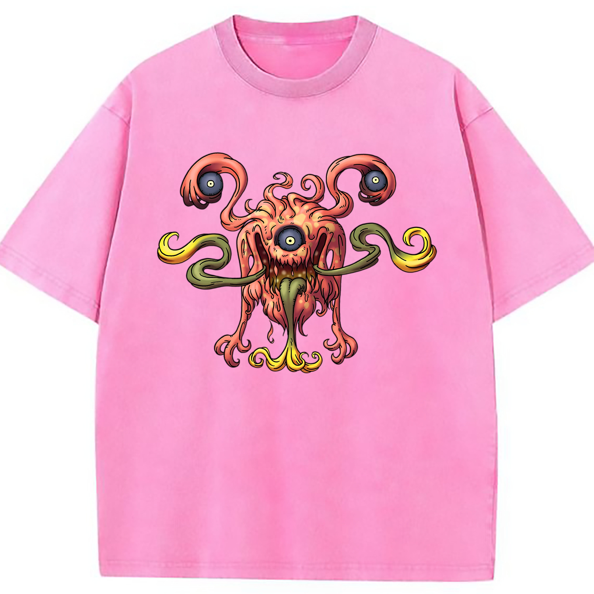（画像用） ドラゴンクエスト Doragon Kuesuto Dragon Quest 綿100% ヴィンテージ風 半袖Tシャツ（フロントプリント）
